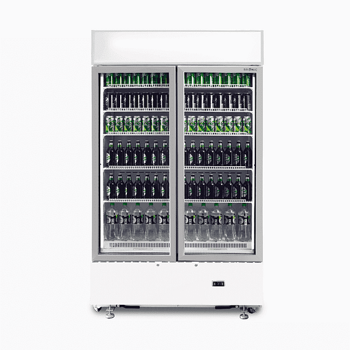 Bromic GM1000LWCAS 960L Dual-Door Display Fridge
