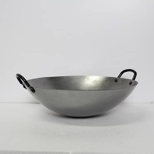 Kitchen Knock 17 Inch Steel Wok with Ears