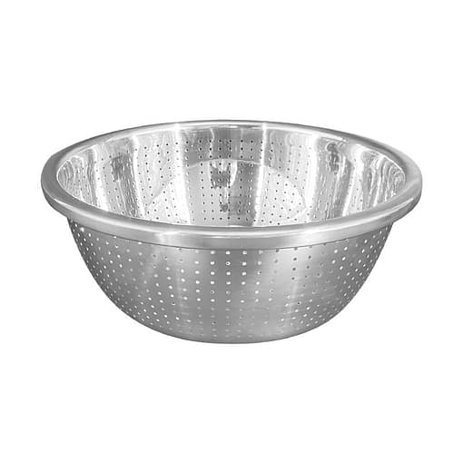 KK Premium 24cm Stainless Steel Colander with Brushed Finish 395908