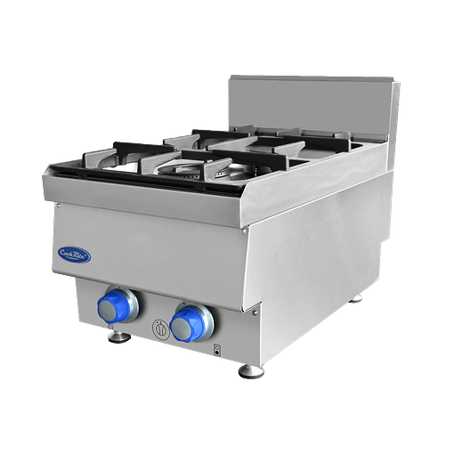 CookRite AT65G2B-C-LPG 2 Burner Commercial LPG Cooktop – Space-Saving & High Efficiency