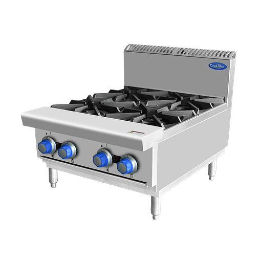 CookRite AT80G4B-C-NG 800 Series Open 4 Burner Cooktop