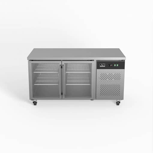 AG PAX2100TNG 2 Door Worktop Fridge - 390L