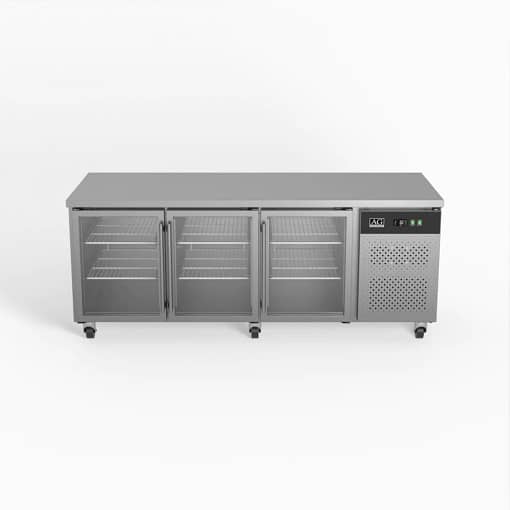 AG PAX3100TNG 3 Door Worktop Fridge - 580L