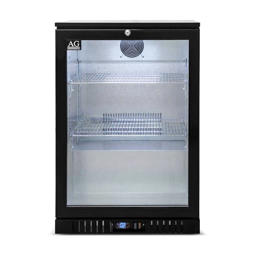 1 Hinged Door Bar Fridge Black