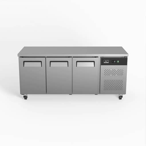 AG GNX3100TN 3 Door Worktop Fridge - 417L