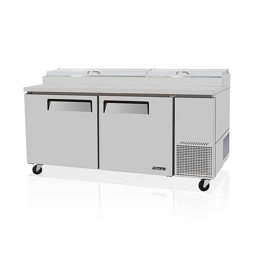 Turbo Air CTPR-67SD - 2 Door Pizza Prep Refrigerator – 566L | Commercial-Grade