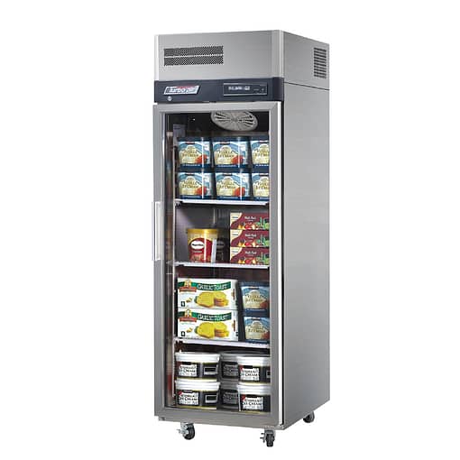 alt="Turbo Air KF25-1G(HC) - commercial glass door freezer"