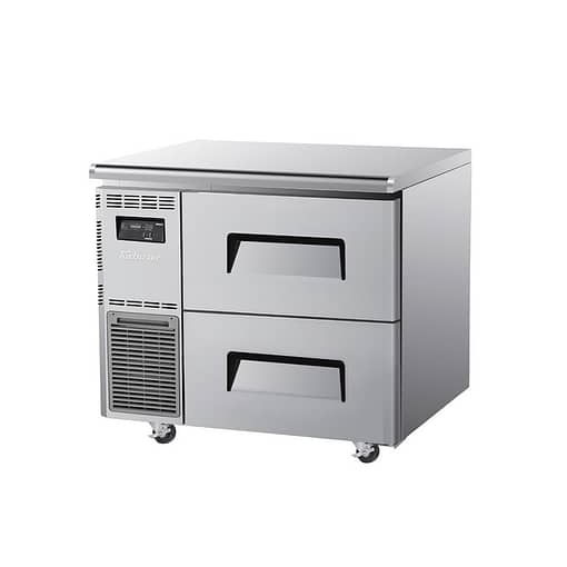 alt="Turbo Air KUR9-2D-2 Undercounter Fridge - 900mm 2-Drawer Commercial Unit"