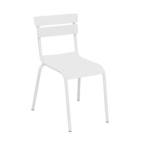 Durafurn® Lisbon Chair in Pristine White | Aluminium Construction | Ideal for Indoor & Outdoor Spaces