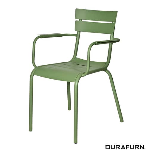 Durafurn® Lisbon Armchair | Olive Green | Lightweight Aluminium
