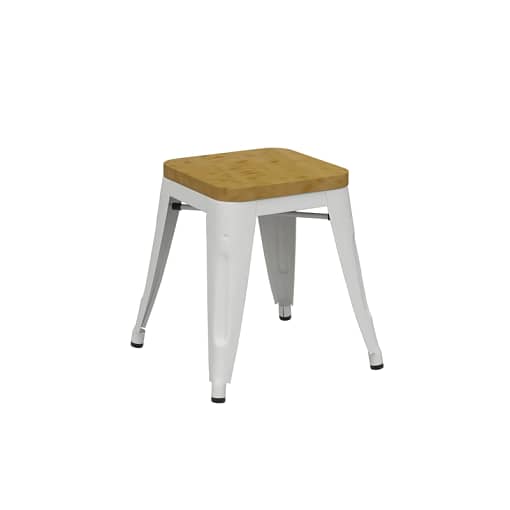 Durafurn Riviera Timber-Seat Stool 450mm - Pack of 4