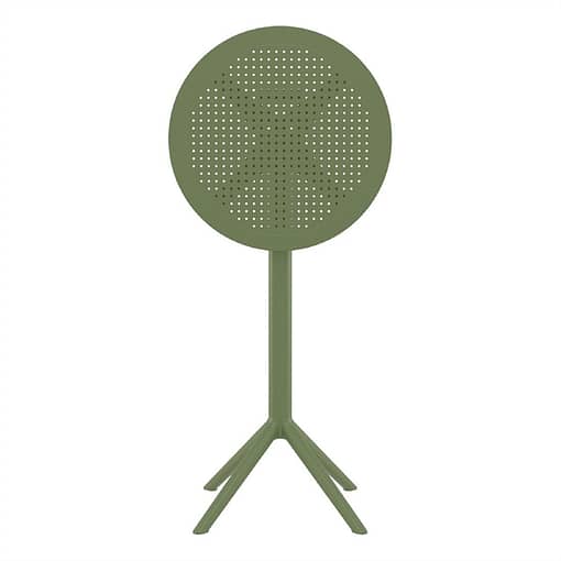 Sky Folding BAR Table 60 Round - Olive Green - Image 2