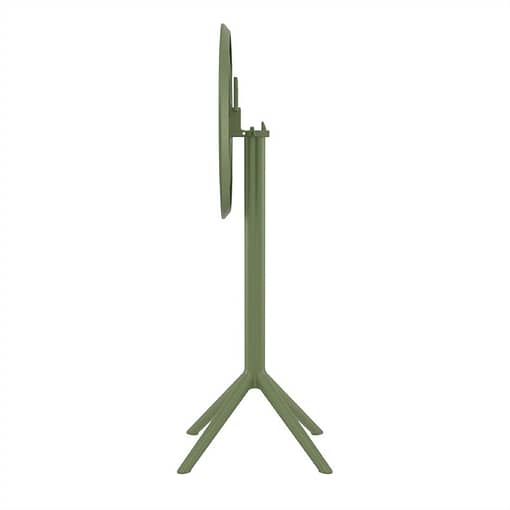 Sky Folding BAR Table 60 Round - Olive Green - Image 3
