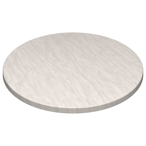 Furnlink Round Marble-Look Tabletop 700mm - Cafe Dining, Indoor/Outdoor, Durable