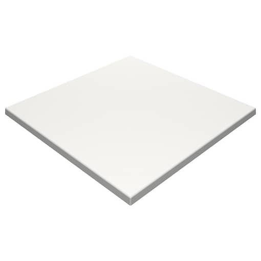 White Werzalit Duratop 800mm Square Tabletop - Durable & Weatherproof