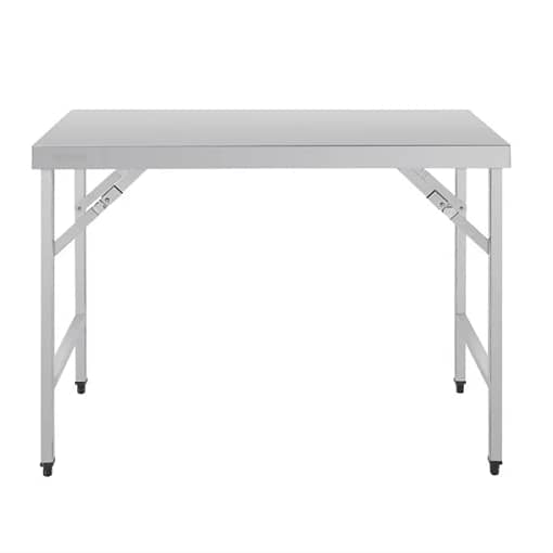 Vogue Folding Table St/St - 1200x600x900mm 47 1/4x 23 1/2 x 35 1/2"