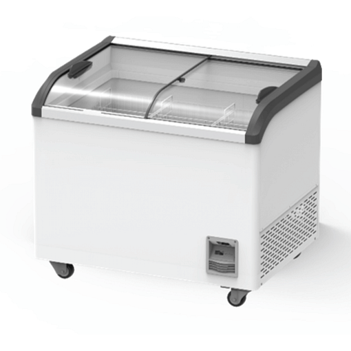 Thermaster SD-306K Glass Sliding Lid Freezer - 306L Capacity