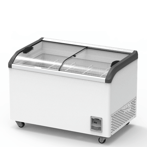Thermaster Heavy Duty Supermarket Glass Sliding Lid Freezers 386L - SD-406K