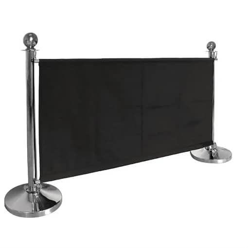 Bolero Black Banner with St/St Fixings