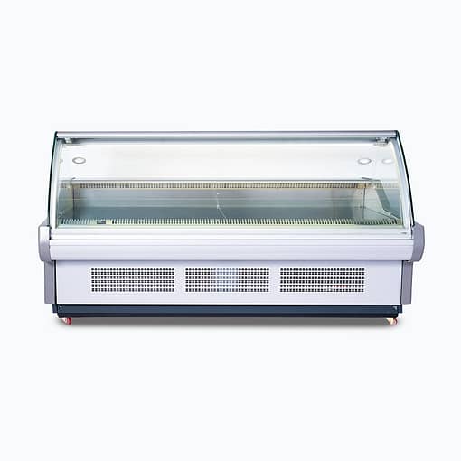 Bromic Deli Display Curved Glass 2580mm DD2500CG-NR