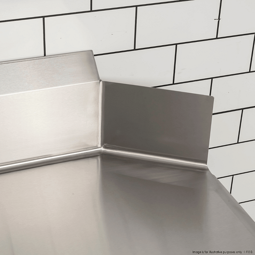 Modular System Clean Dish Table with Splashback CDT-900R - Image 4