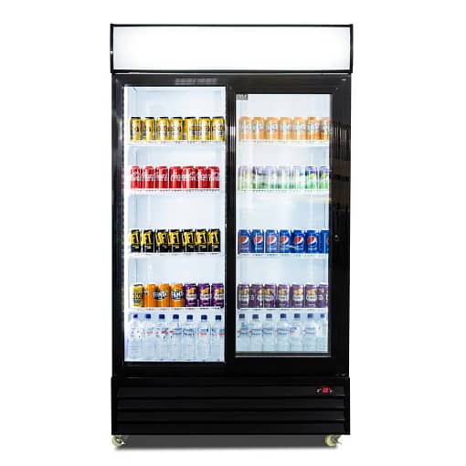 alt="AG CU1000TNG-SD 1000L Display Fridge – Sliding Door"