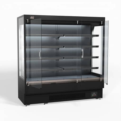 Multi Deck Showcase Fridge With Doors 2m