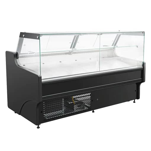 AG SDS1500 Square Deli Display | 1.5m | 370L | Frameless Glass & LED - Image 2
