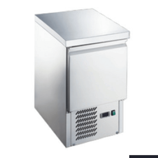 109L One Door S/S Benchtop Fridge 435x700x900mm fits 1x 1/1 GN pans 120W/10A