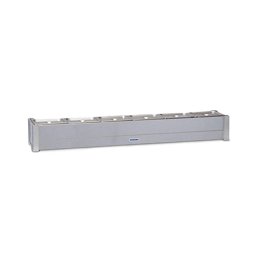 Roband BM16A Hot Bain Marie - 1 Row, 6 x 1/2 GN Pans Included