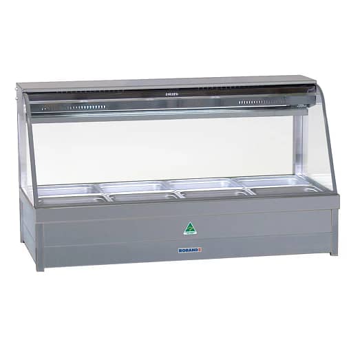 Roband CFX25RD Curved Glass Cold Plate & Cross Fin Coil – Piped & Foamed (no motor) - 10 Pans