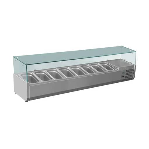 AG VRX1800-380 Bench Top Saladette / Pizza Showcase - 1800mm