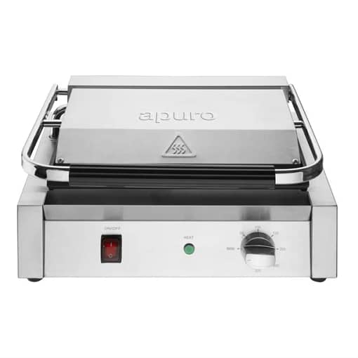 Apuro CU603-A Bistro Large Contact Grill - 2.2kW Flat Plates