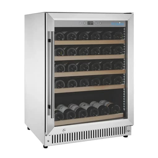 Polar G-Series 51 Bottle Wine Fridge - Stainless Steel Commercial Storage