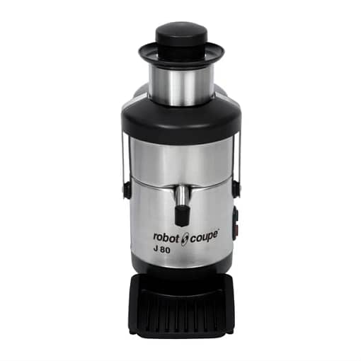 Robot Coupe J 80 Commercial Juice Extractor with Auto Feed and 6.5L Pulp Bin