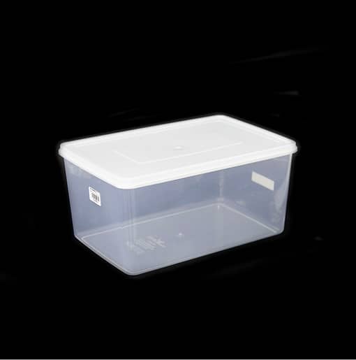 Food Storage Box Clear with White Cover 300*200*150/0844 9L 014681