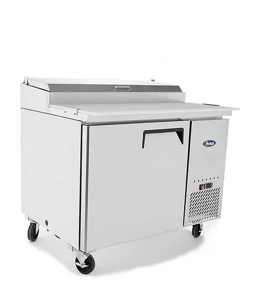 Atosa MPF8201 Single Door Pizza Prep Table Fridge – Compact 1117mm
