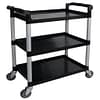 Vogue CF102 polypropylene mobile trolley large 3-shelf 130kg capacity – Australia