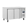 Polar G377-A U-Series Double Door Counter Fridge 228L, Stainless Steel