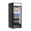 Atosa P600WB Single Glass Door Beverage Fridge with 600L Capacity, LED Light, Digital Control