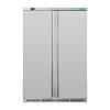 Polar CZ783-A stainless steel double door commercial fridge, 744L, 1215×585×1853 mm, R290, 2–8°C – three-quarter view, Australia