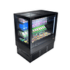 Tecnodom TDEVO-120V EVO Grab'n Go Refrigerated Square Display with Air Curtain & LED Lighting