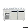 Thermaster PG150FA-XB Two Door Cold Bench Salad Station - 600L