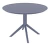 Sky Table 105 - Round White Outdoor Dining Table by Siesta