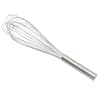 Vogue K549 heavy balloon whisk 445mm, stainless steel, 8 wires – front view, Australia