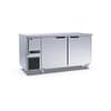Thermaster TL1500TN stainless steel double door workbench fridge, 315L, 1500mm, fan-forced cooling – front view, Australia