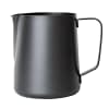 Olympia CM608 black non-stick milk frothing jug 900ml stainless steel