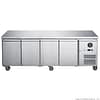 FED-X XUB6C22S4V Four Door Stainless Steel Bench Fridge with 449L Capacity