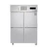 Thermaster SUC1000 1000L Stainless Steel Tropical Fridge with 4 Half Doors