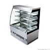 Tecnodom TDEVO-120S Curved Self-Serve Display Cooler with LED Lighting & Adjustable Shelves